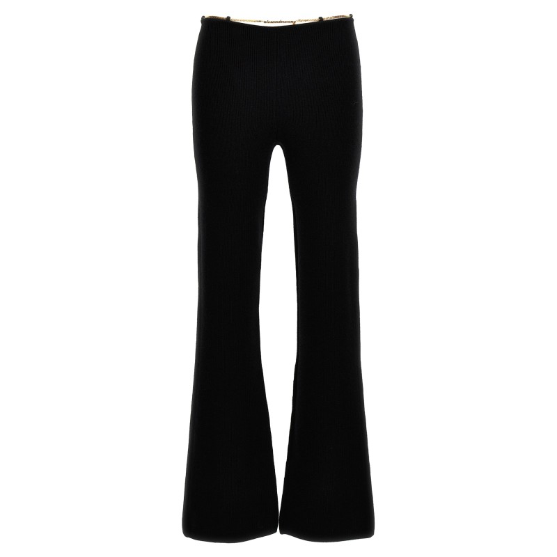 'Gold Nameplate Chain' pants