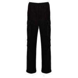 Nylon insert cargo joggers
