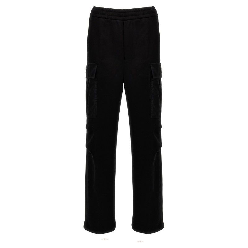 Nylon insert cargo joggers