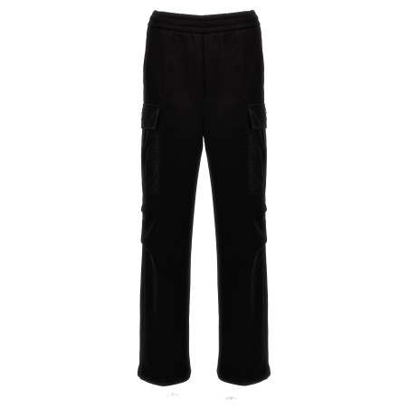 Nylon insert cargo joggers