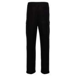 Nylon insert cargo joggers