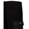 Nylon insert cargo joggers