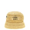 Crochet logo bucket hat