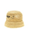 Crochet logo bucket hat