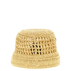 Crochet logo bucket hat