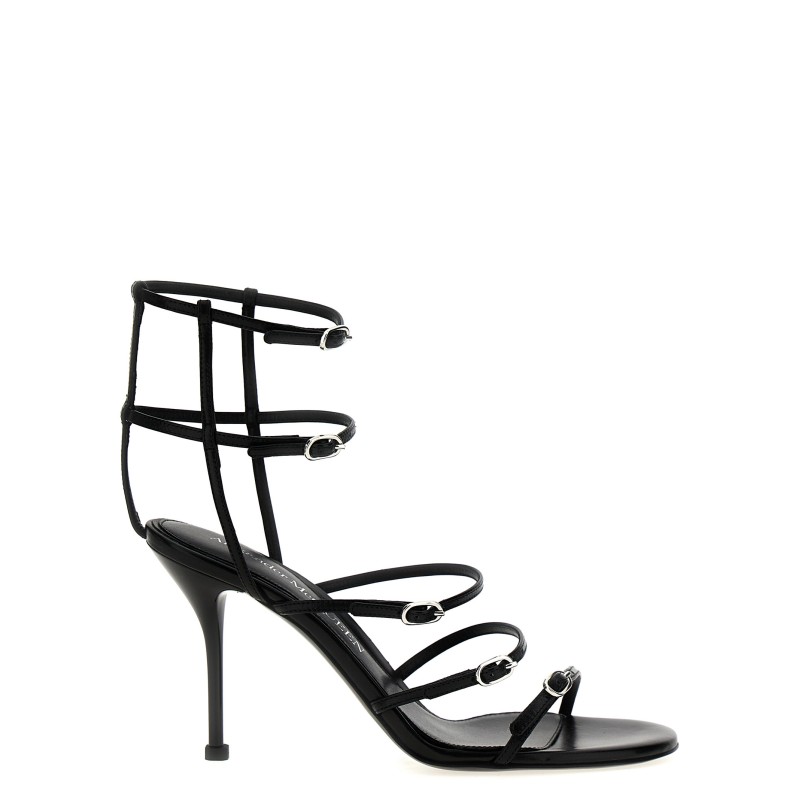 Strap leather sandals