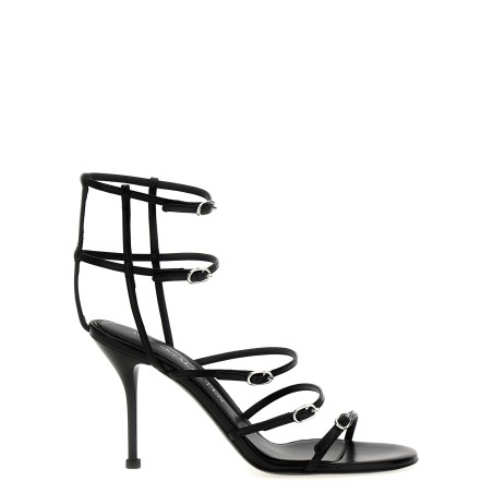 Strap leather sandals