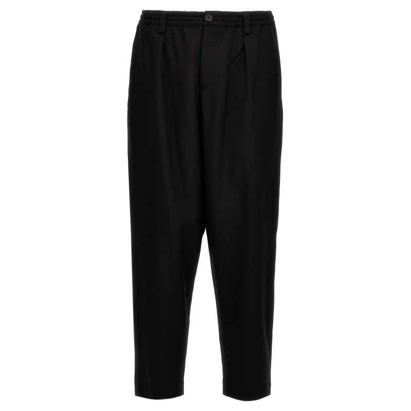 Tropical wool crop pants