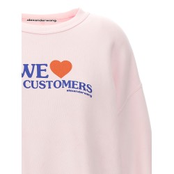 'We Love Our Customers' sweatshirt