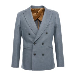 double-breasted blazer