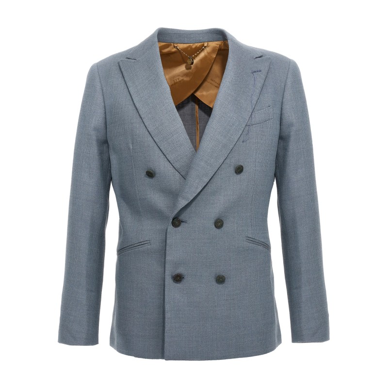 double-breasted blazer
