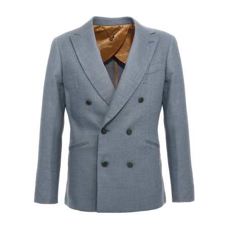double-breasted blazer
