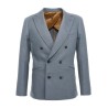 double-breasted blazer