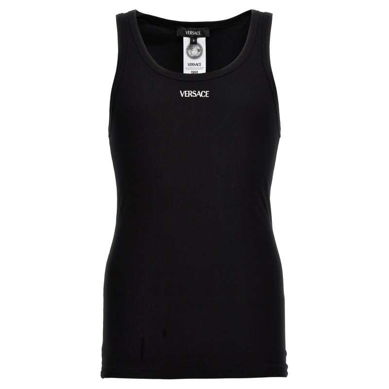 Logo embroidery tank top