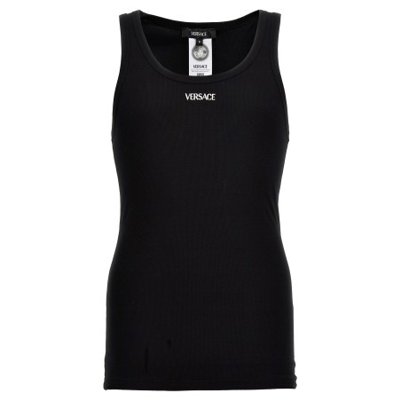 Logo embroidery tank top