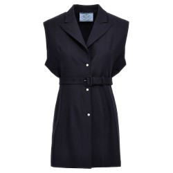 Belt wool vest