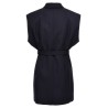 Belt wool vest