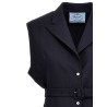 Belt wool vest