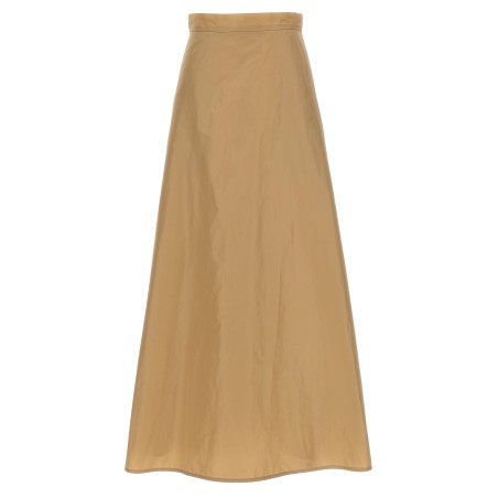 Long flared skirt