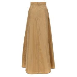 Long flared skirt