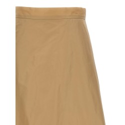 Long flared skirt