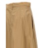 Long flared skirt