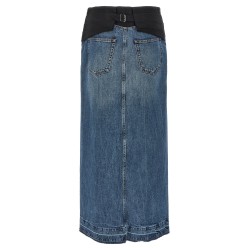 Tuxedo band skirt
