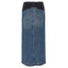 Tuxedo band skirt