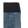 Tuxedo band skirt