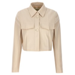 Tailored crop jacket