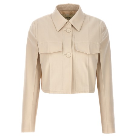 Tailored crop jacket