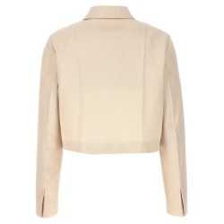 Tailored crop jacket
