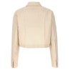 Tailored crop jacket