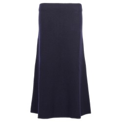 Long wool skirt