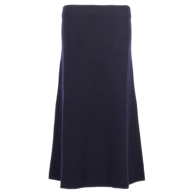 Long wool skirt
