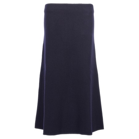 Long wool skirt