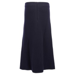 Long wool skirt