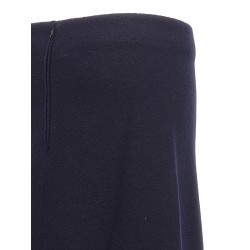 Long wool skirt