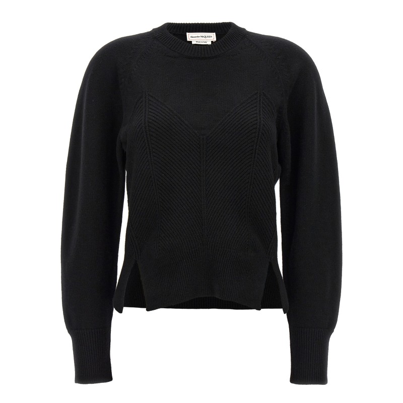 'Chevron Corset' sweater
