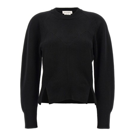 'Chevron Corset' sweater