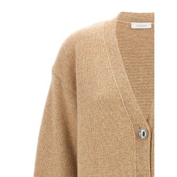 Logo button cardigan
