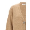 Logo button cardigan