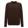 Cashmere wool polo shirt