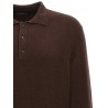Cashmere wool polo shirt
