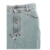 Rivets denim skirt
