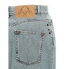 Rivets denim skirt