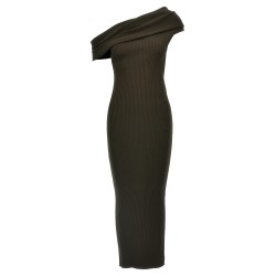 'Twist Rib Knit Long' dress