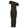 'Twist Rib Knit Long' dress