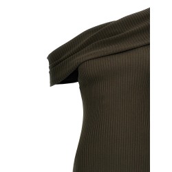 'Twist Rib Knit Long' dress