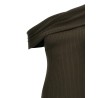 'Twist Rib Knit Long' dress